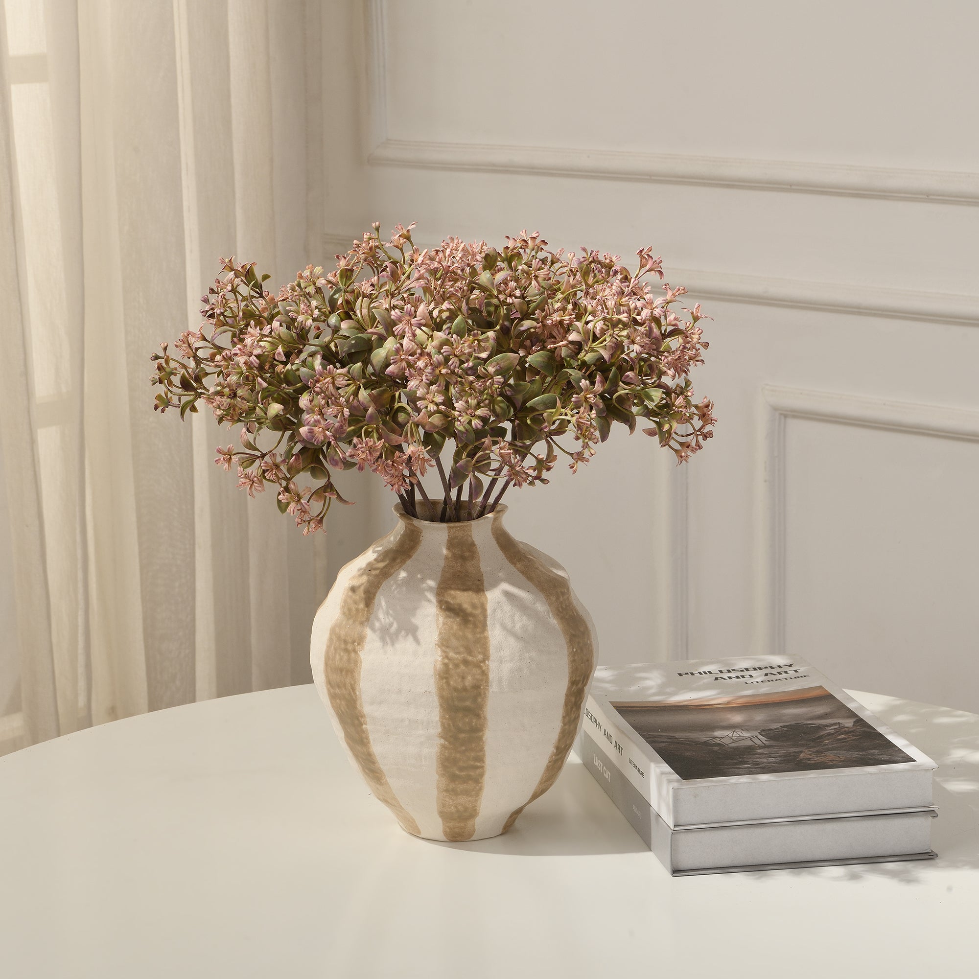 sia-noah-bouquet-fleurs-artificielles-35-cm-rose-12-tiges image 2