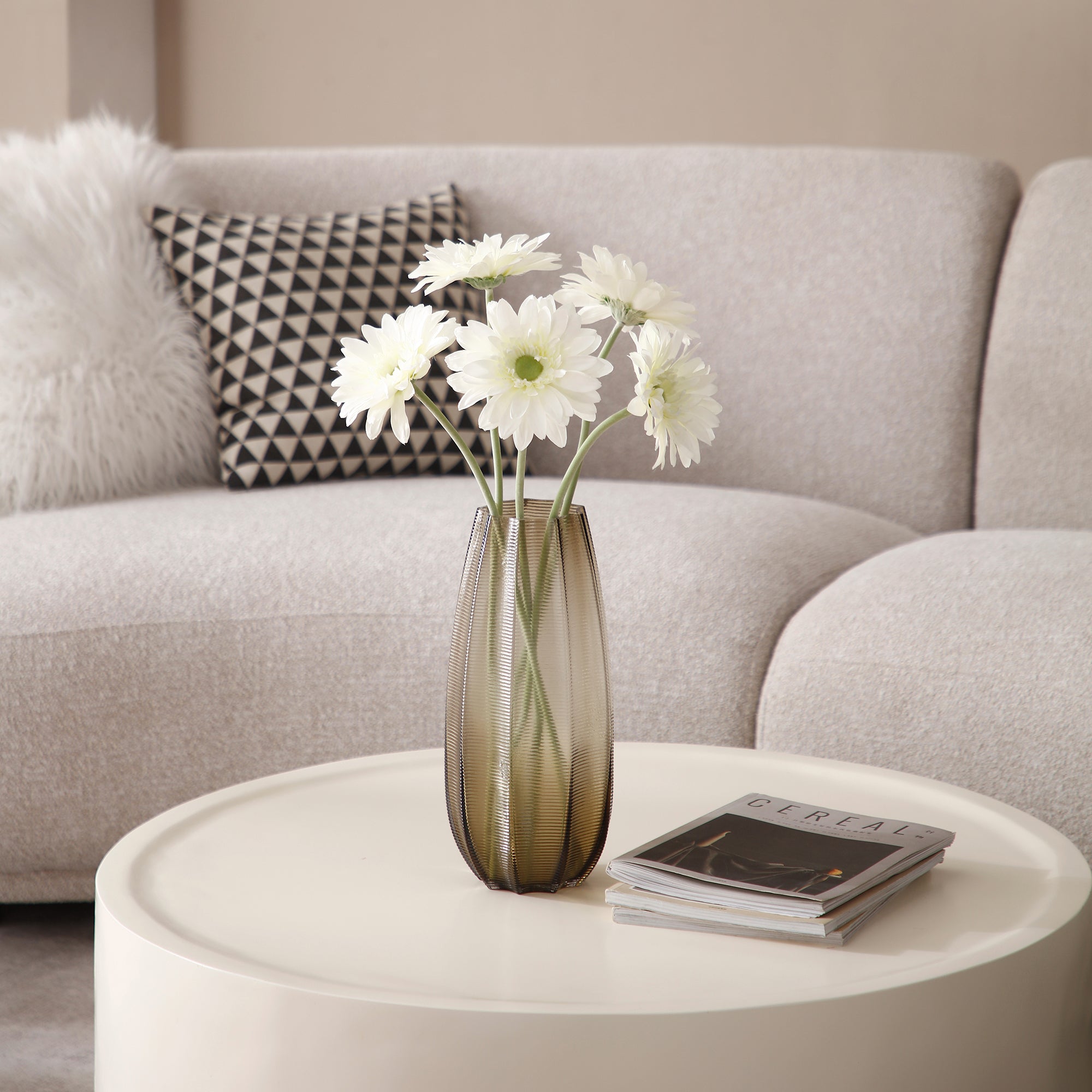 sia-noah-tige-de-gerbera-fleur-artificielle-blanc-59-cm image 4