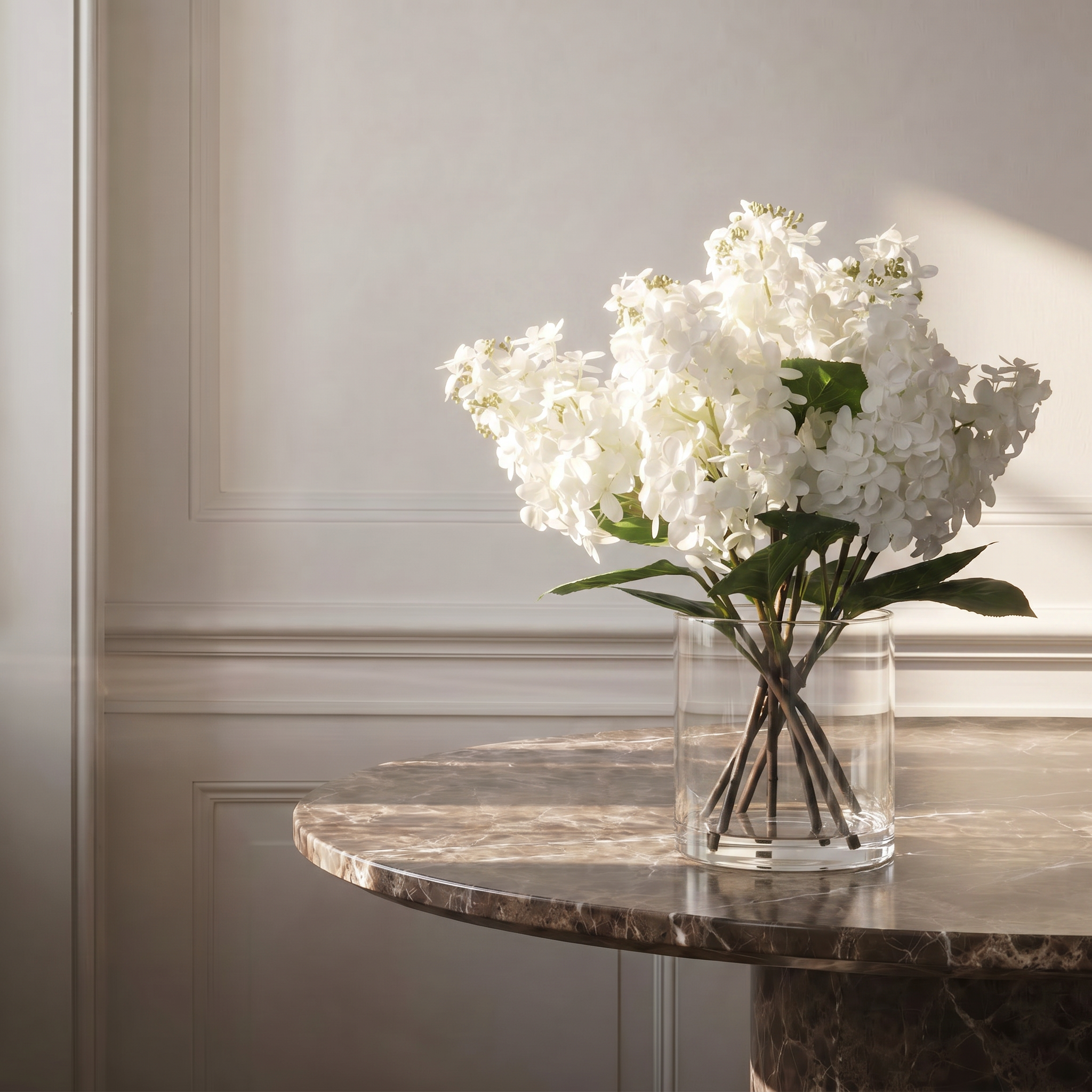 sia-noah-composition-hydrangeas-blanc-55-cm image 2