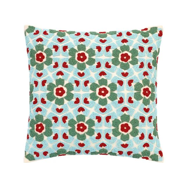 sia-deco-nola-coussin-cortone-bleu-coton-brod-45-cm image 1