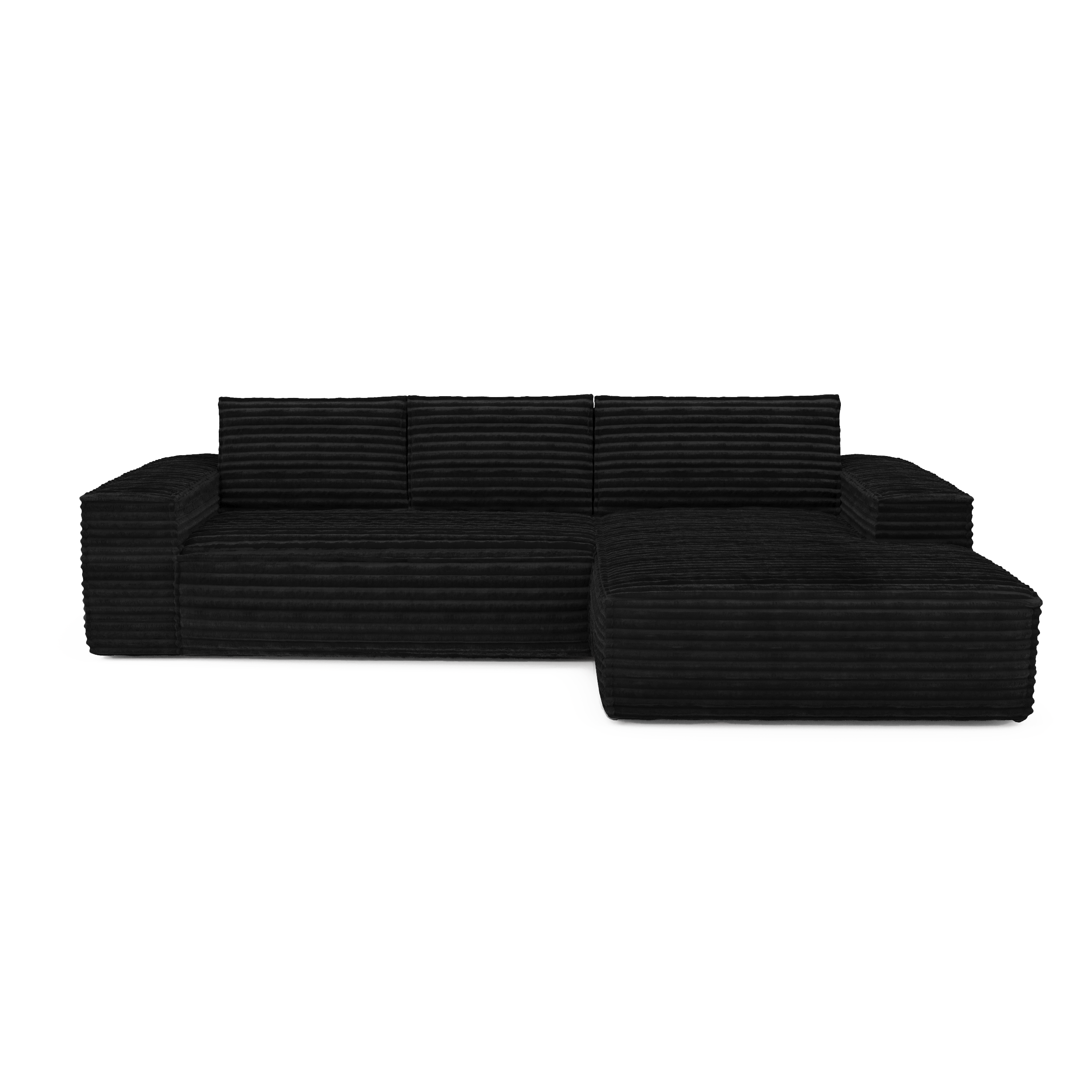 sia-deco-joan-canap-convertible-angle-droit-noir-matelas image 8