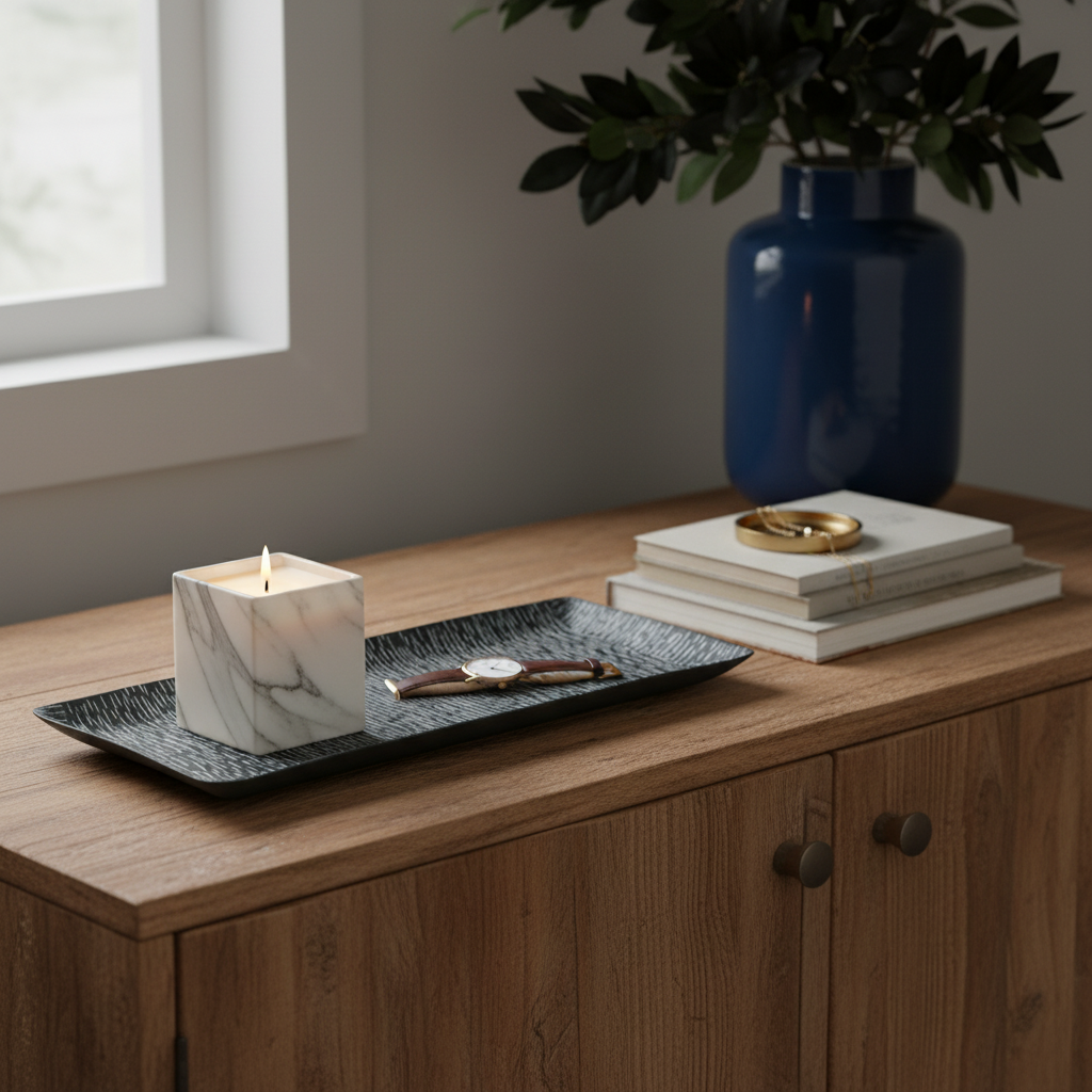 sia-deco-arlo-plateau-d-coratif-code-noir-48-cm image 2