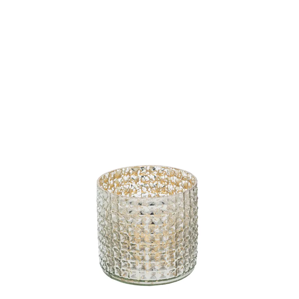 sia-nora-midas-photophore-13-cm-argent-verre-d-poli image 1