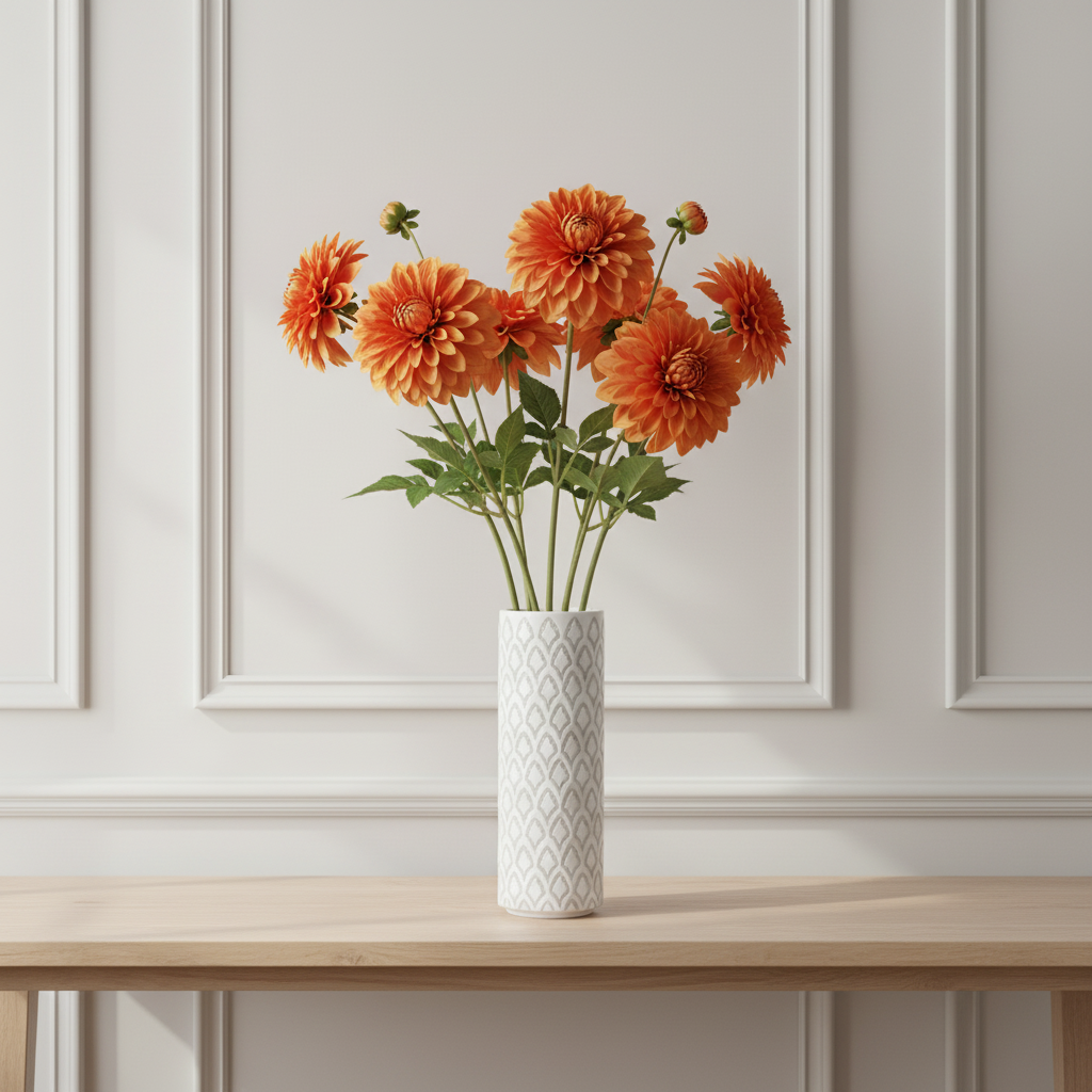 sia-deco-noah-tige-dahlia-waterlily-fleur-artificielle-cr-me-64-cm image 4