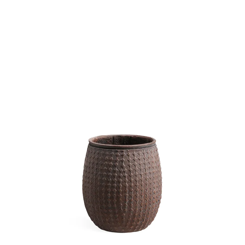 sia-antica-zen-cache-pot-rouge-28-cm-fibre-ciment image 1