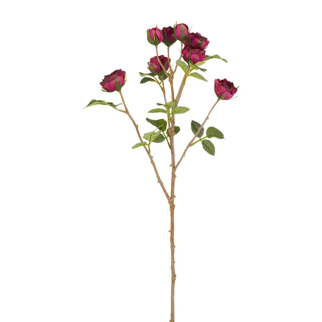 sia-deco-noah-tige-de-roses-tea-fleur-artificielle-rouge-50-cm image 1