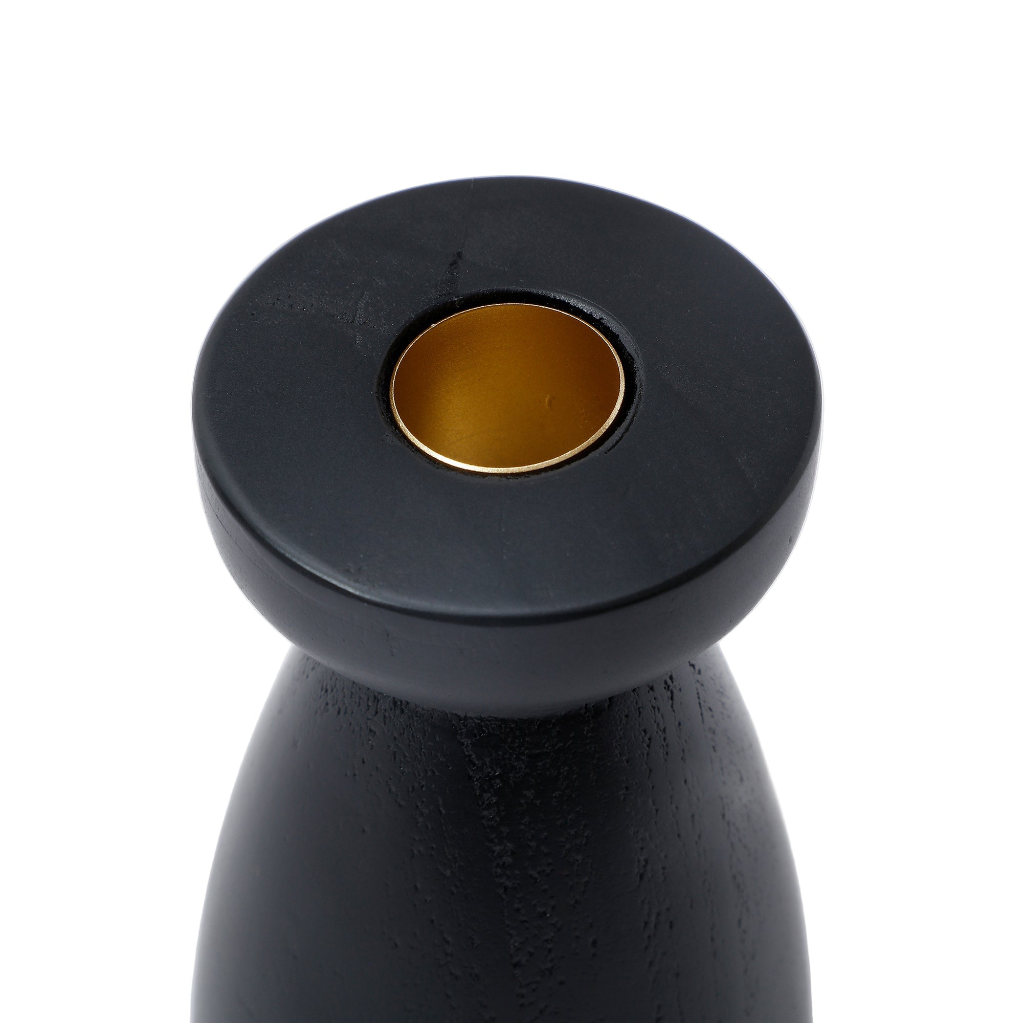 sia-deco-nora-elya-12-cm-bougeoir-bois-noir image 3