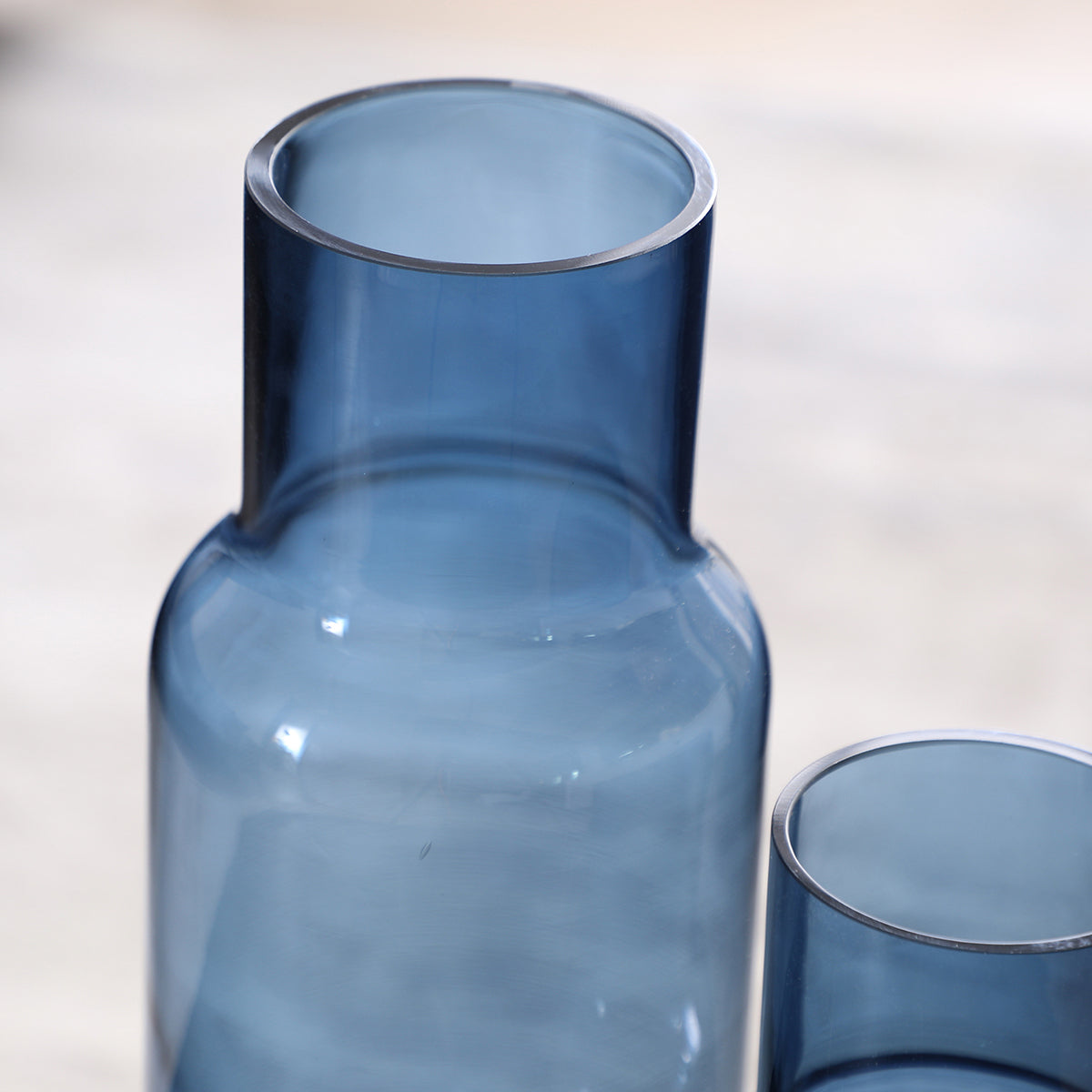 sia-antica-vase-bottle-bleu-30-cm-verre-transparent image 3