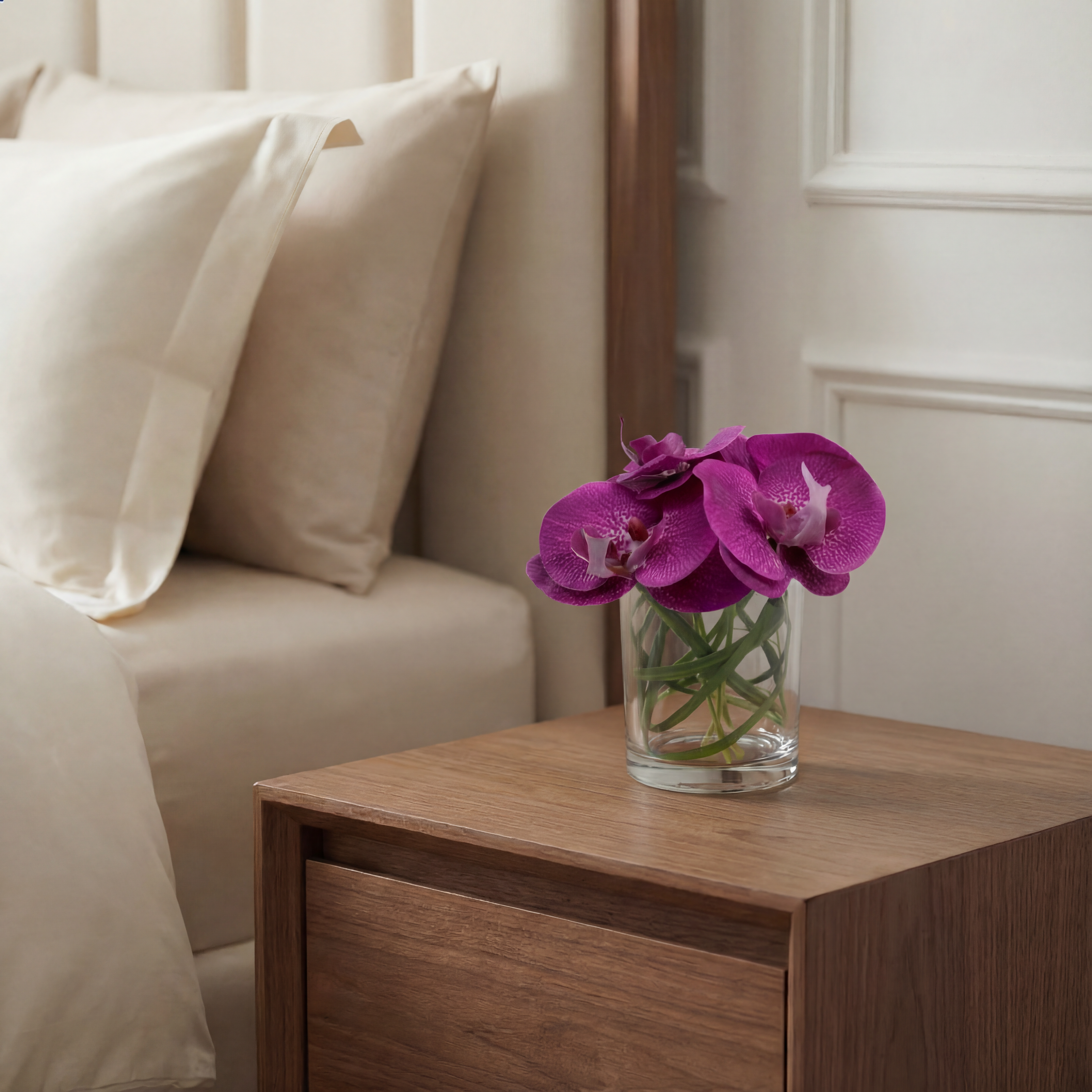 sia-deco-noah-composition-orchid-e-artificielle-vase-blanc image 4