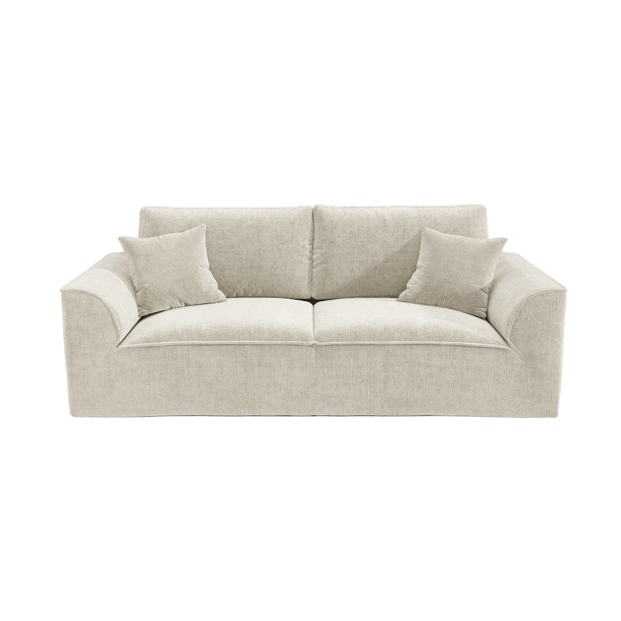 sia-deco-haussmann-canap-pure-3-places-cr-me-velours-chenill image 1