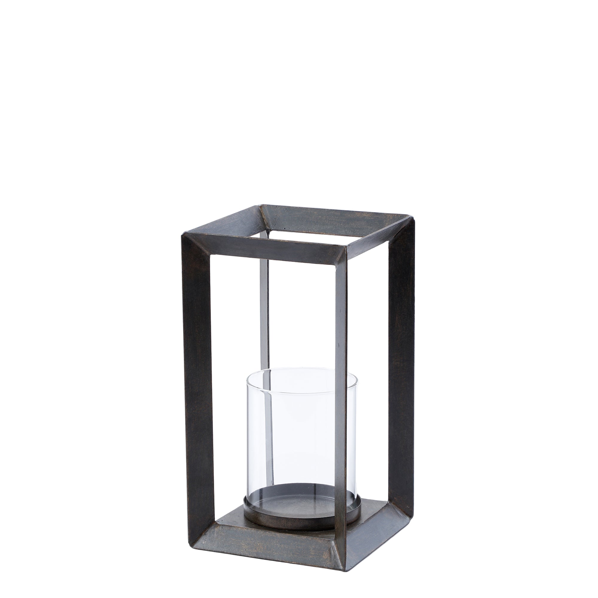sia-deco-nora-kael-lanterne-m-tal-noire-32-cm image 1