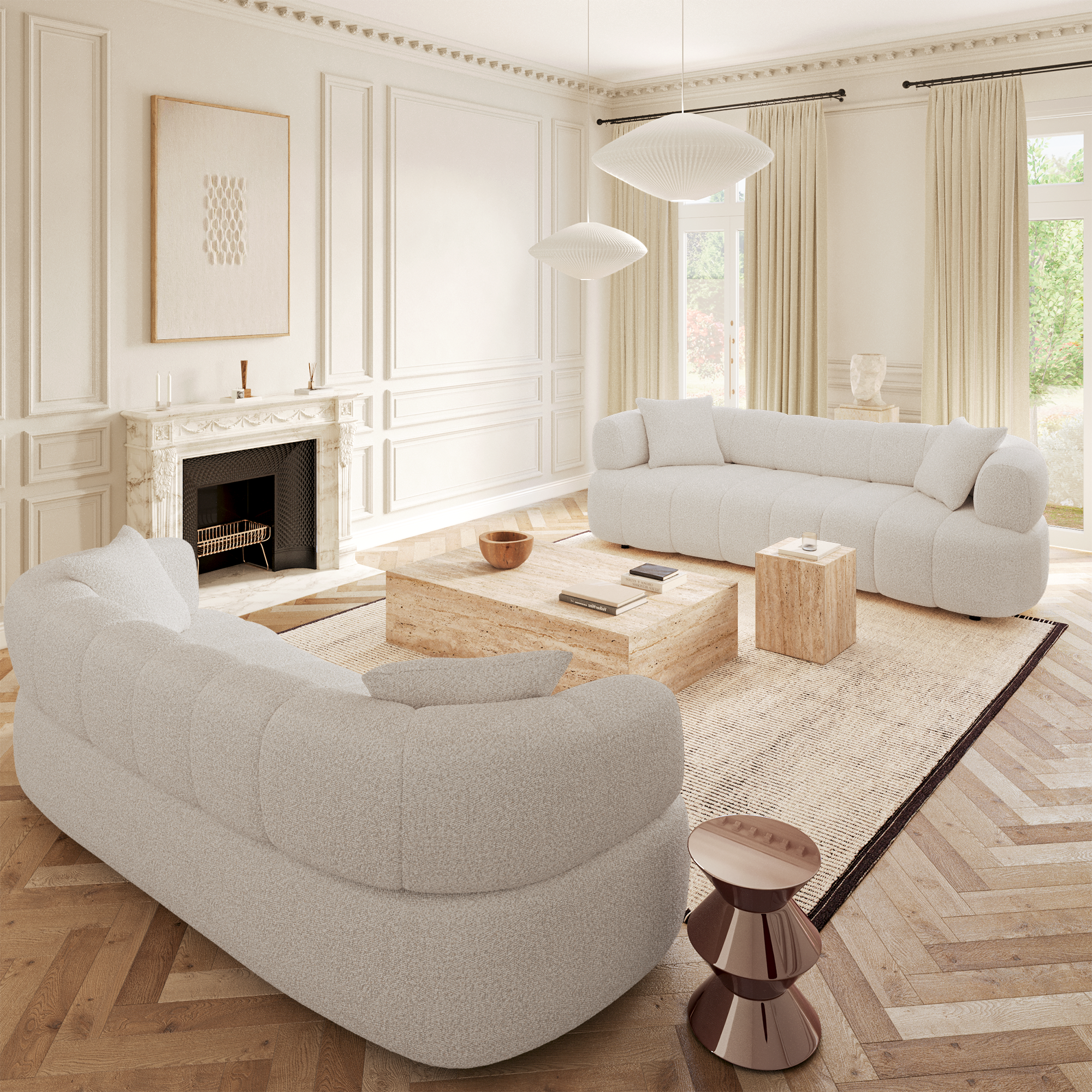 sia-haussmann-canap-calvi-droit-4-places-cr-me-tissu image 2