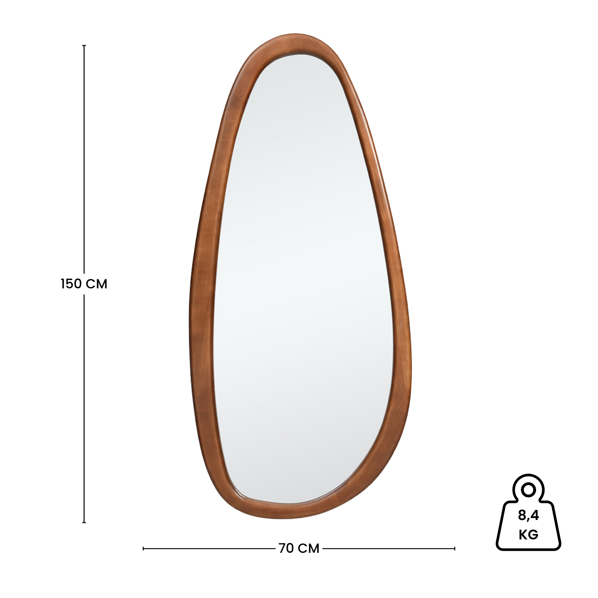 sia-victoria-miroir-organique-bois-clair-150x70-cm-ovale image 7
