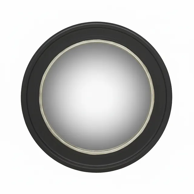 sia-deco-victoria-miroir-rond-convexe-noir-66-cm image 1