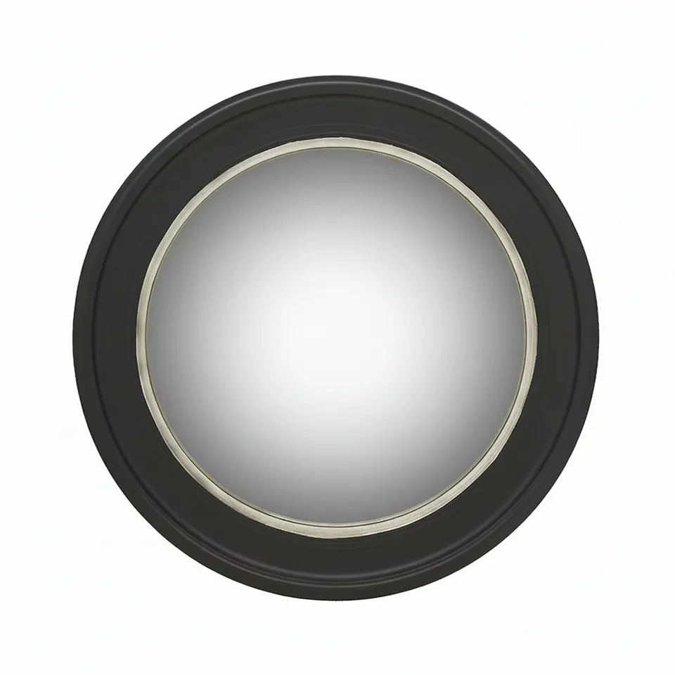 sia-deco-victoria-miroir-rond-convexe-noir-66-cm image 1