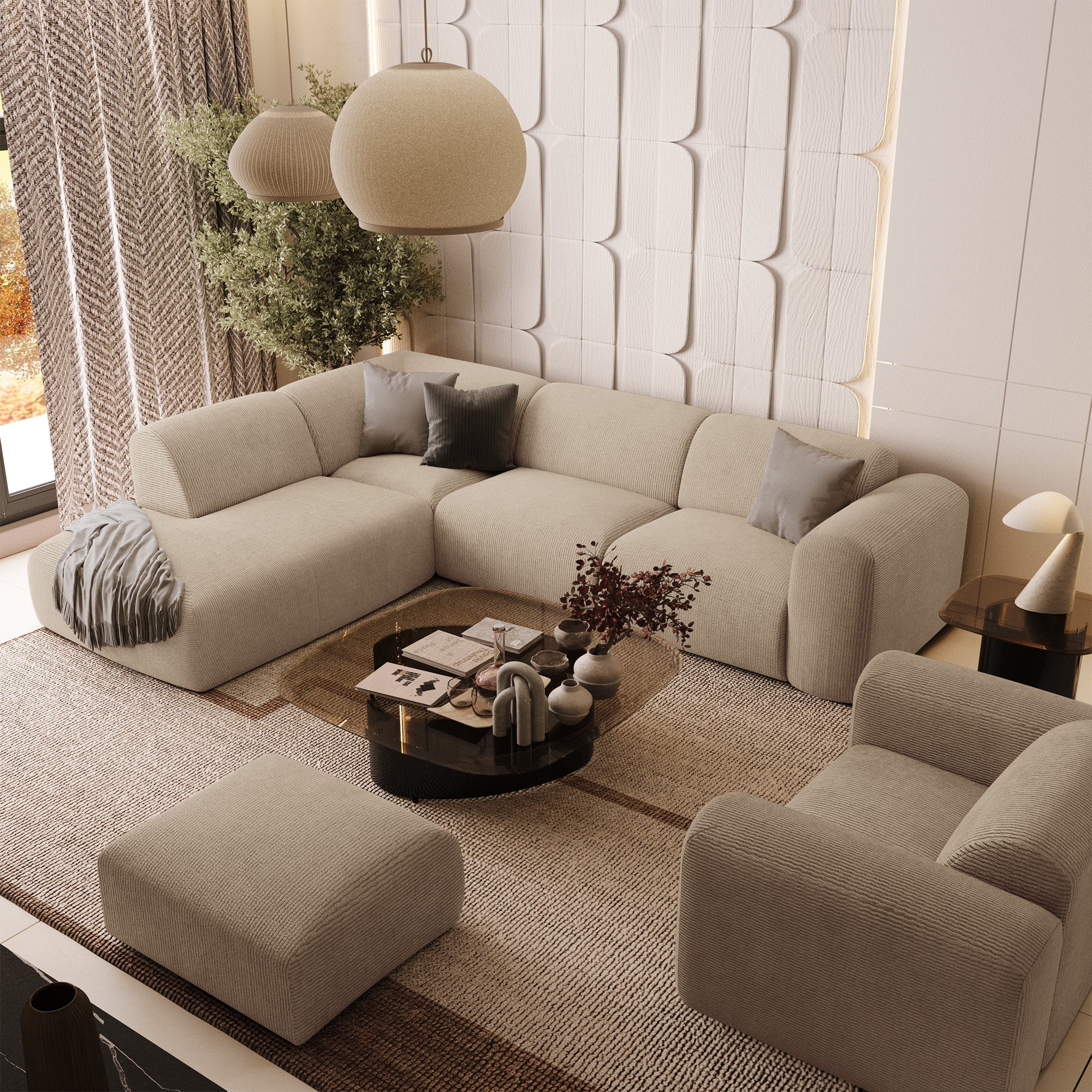 sia-deco-myra-grand-angle-gauche-canap-cr-me-5-places image 7