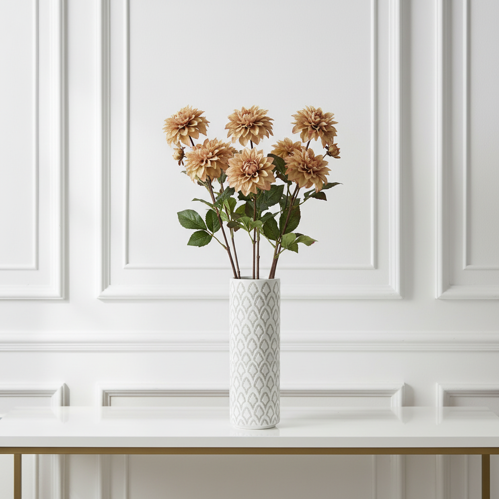 sia-deco-noah-tige-dahlia-waterlily-fleur-artificielle-cr-me-64-cm image 8