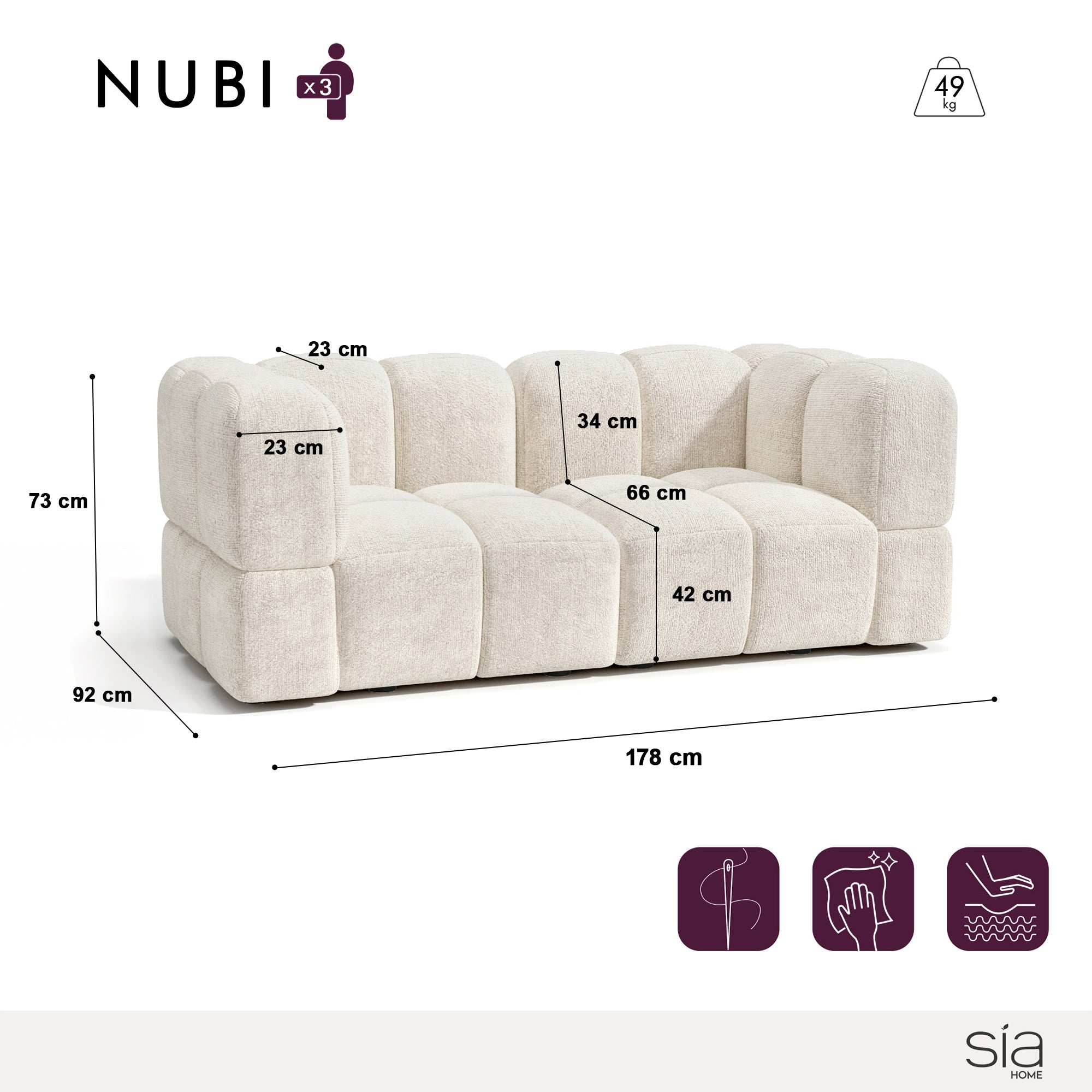 sia-deco-nubi-178-cm-canap-modulable-3-places-bomb image 3