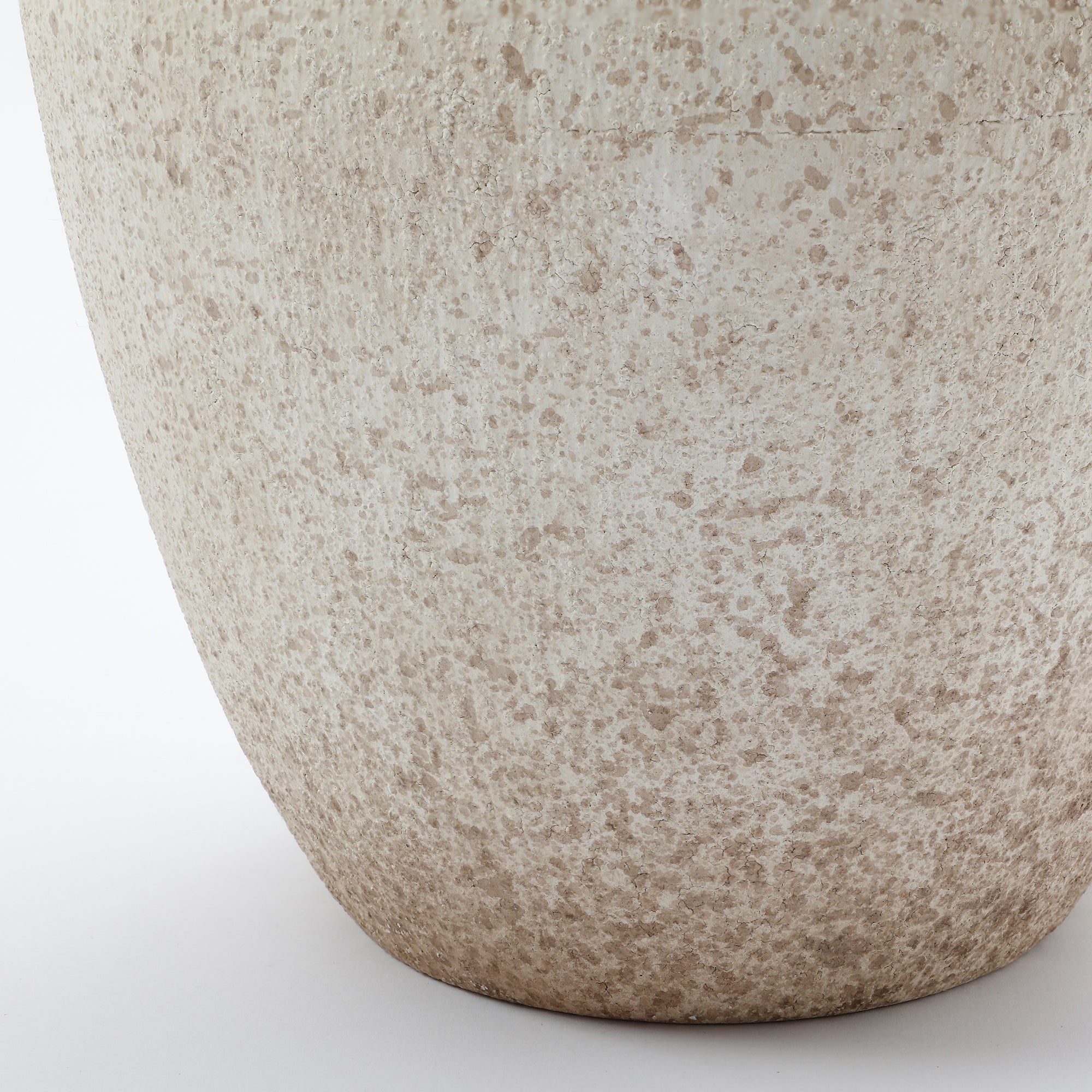 sia-deco-antica-solea-vase-en-m-tal-27-cm-blanc-anses image 4