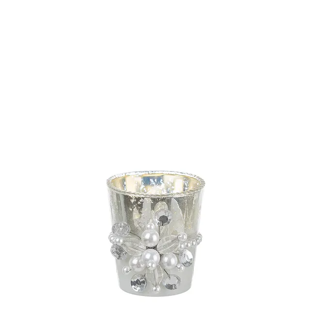 sia-deco-nora-photophore-jewel-bougeoir-argent-7-cm image 1
