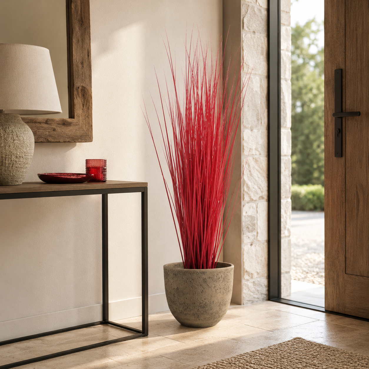 sia-deco-noah-touffe-d-herbes-110-cm-herbe-rouge image 2