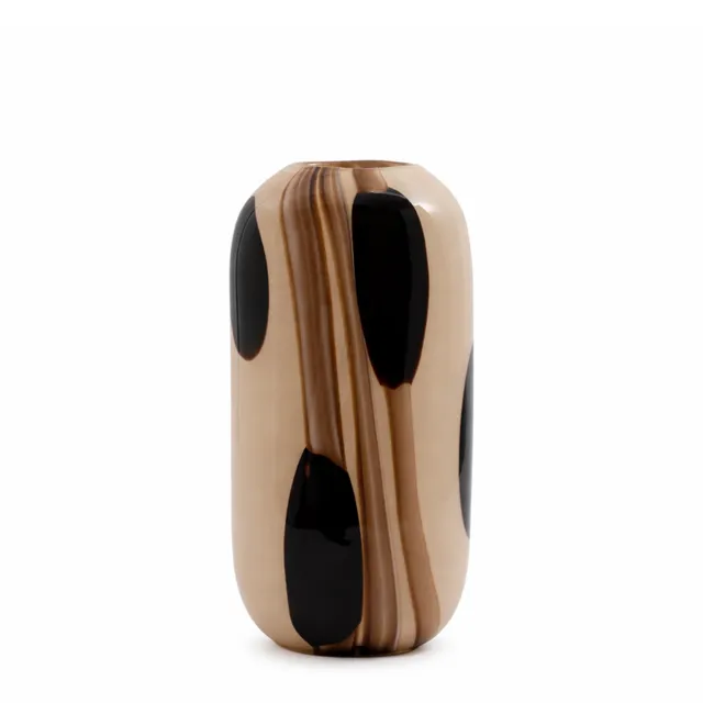 sia-antica-dots-vase-verre-souffl-beige-33-cm image 1
