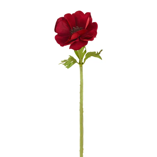 sia-deco-noah-an-mone-tige-fleur-artificielle-35-cm-rouge image 1
