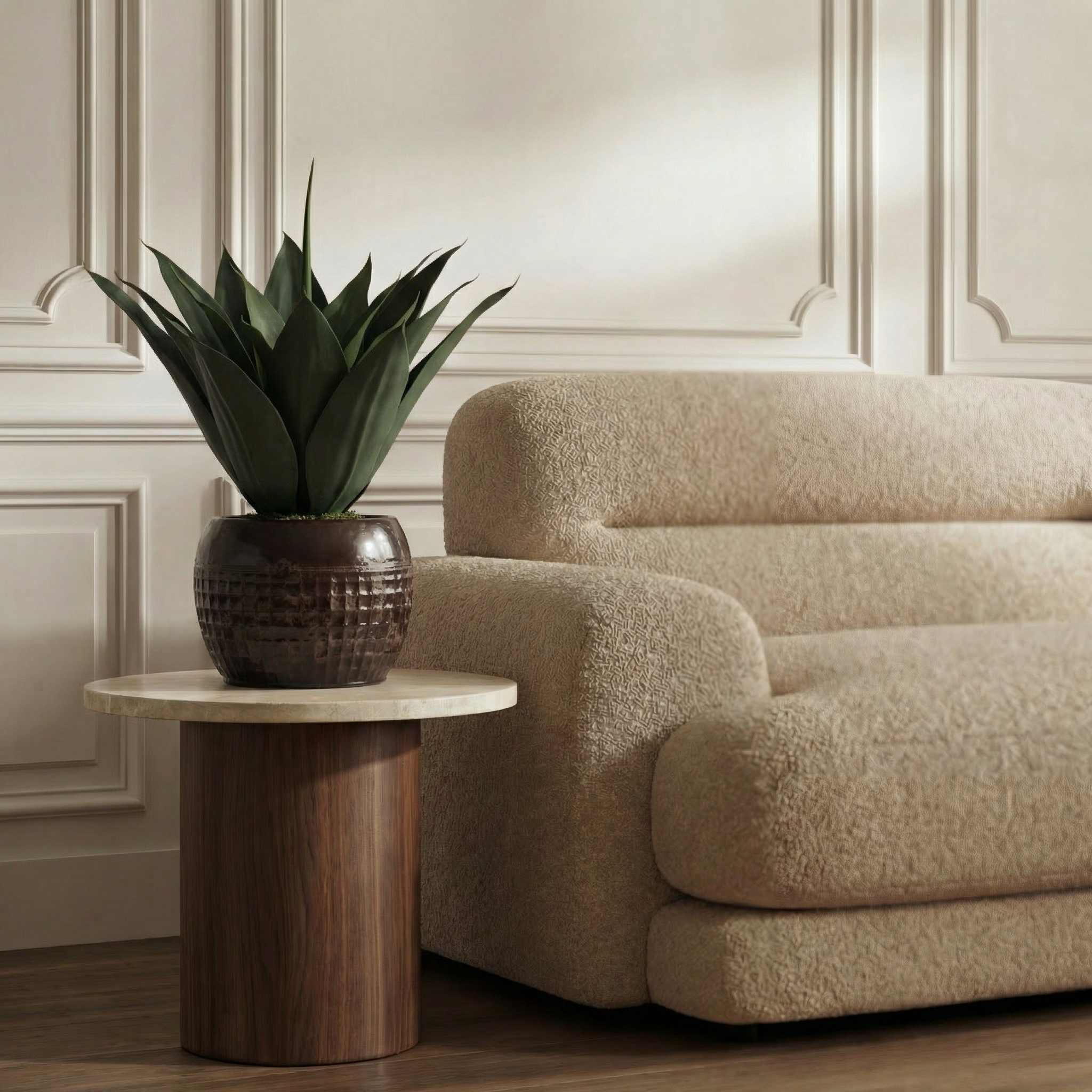sia-deco-noah-agave-artificiel-en-pot-vert-51-cm image 2