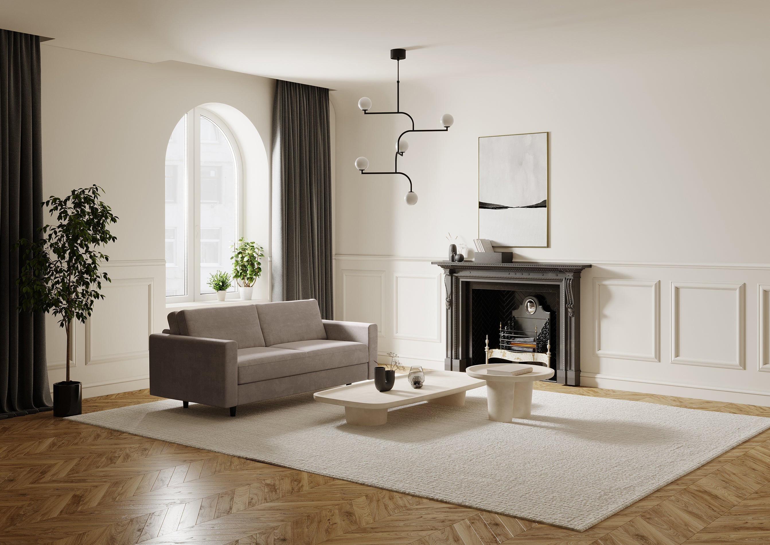 sia-deco-joan-canap-convertible-hailie-jade-beige-160-cm image 8