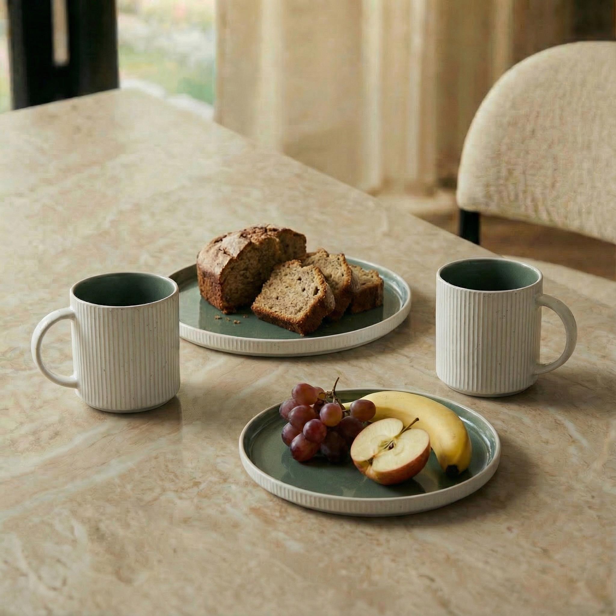 sia-alba-amsterdam-lot-4-tasses-beige-en-gr-s image 8
