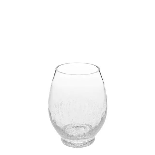 sia-deco-alba-photophore-verre-transparent-25-cm-craquel image 1