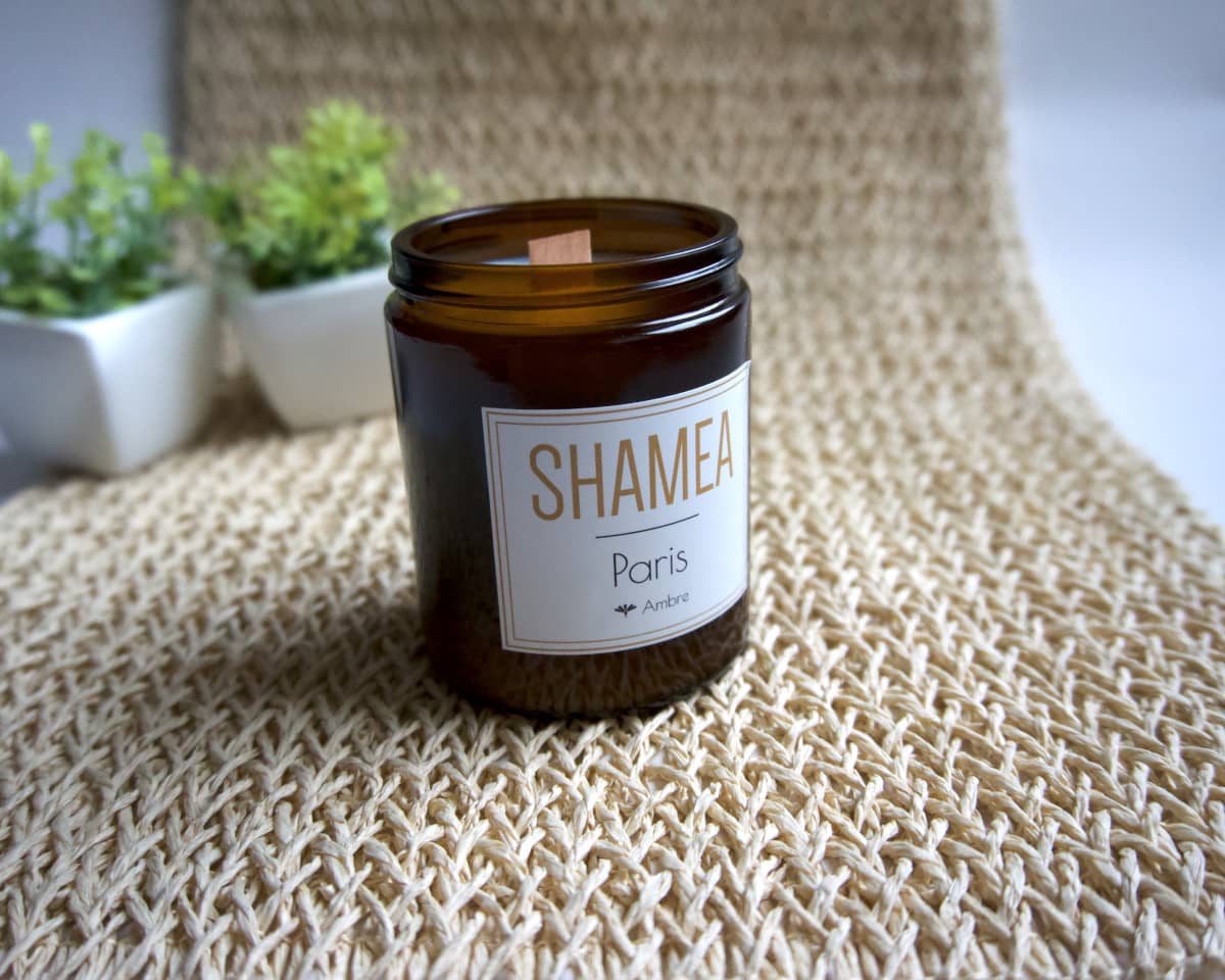 am-cla-bougie-ambre-naturelle-parfum-e-cire-soja-150-g image 2