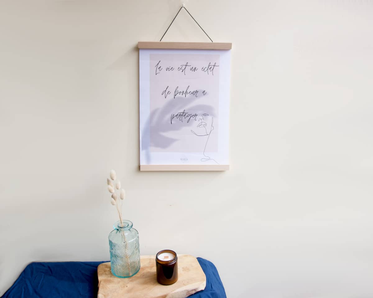 am-cla-porte-affiches-porte-affiche-bois-30-cm-h-tre-a3 image 1