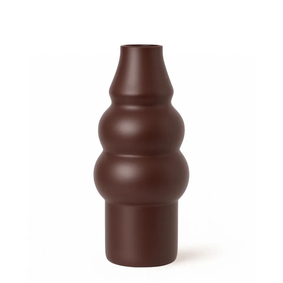 sia-deco-antica-vase-verre-chrysalide-36-cm-marron image 1