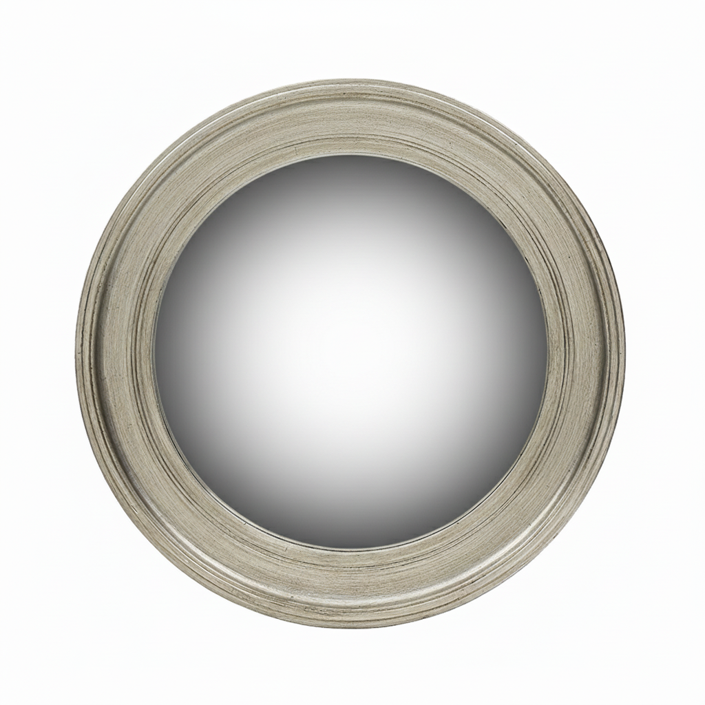 sia-deco-victoria-miroir-rond-convexe-orbe-66-cm-argent image 1