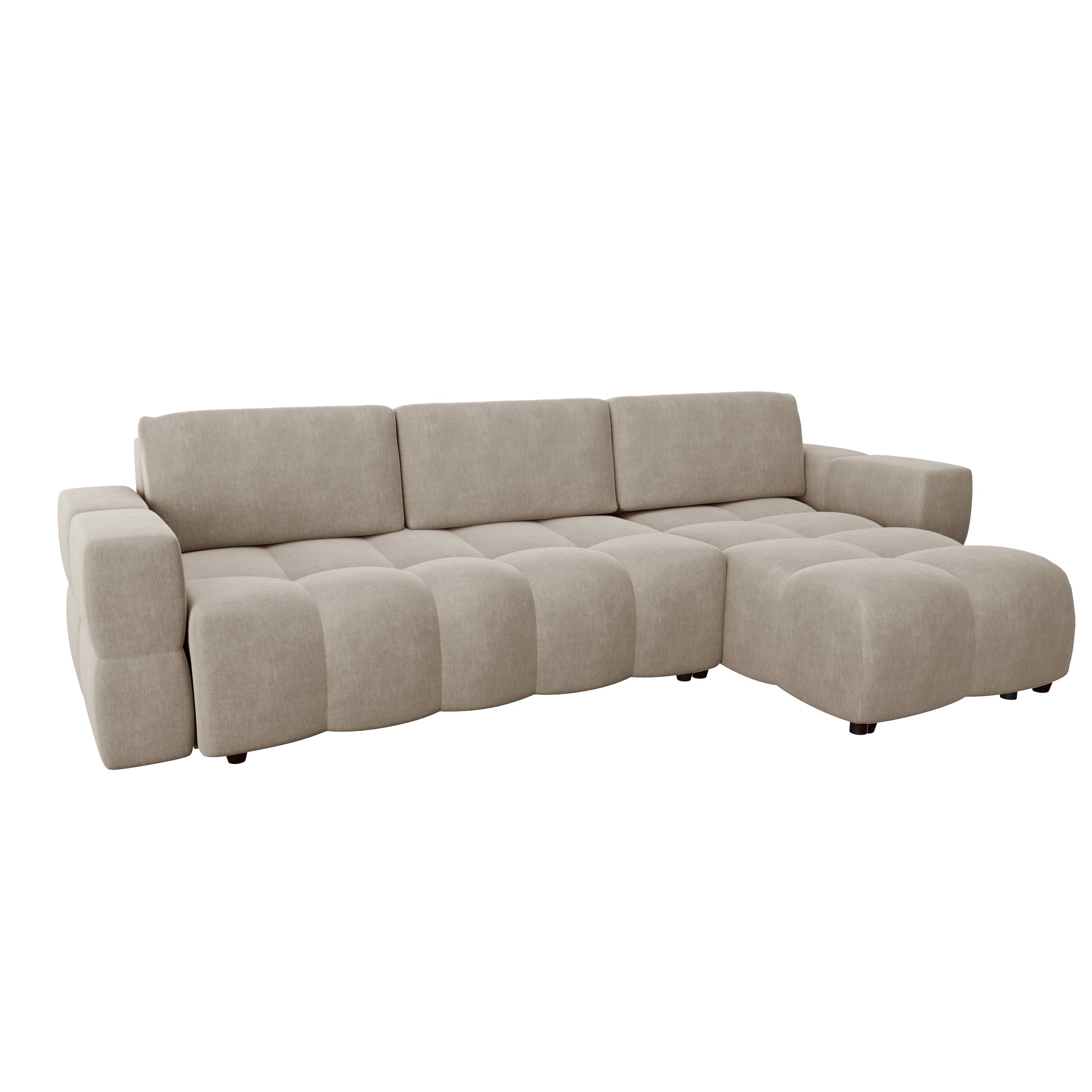 sia-deco-gabriel-canap-convertible-angle-droit-taupe-5-places image 4