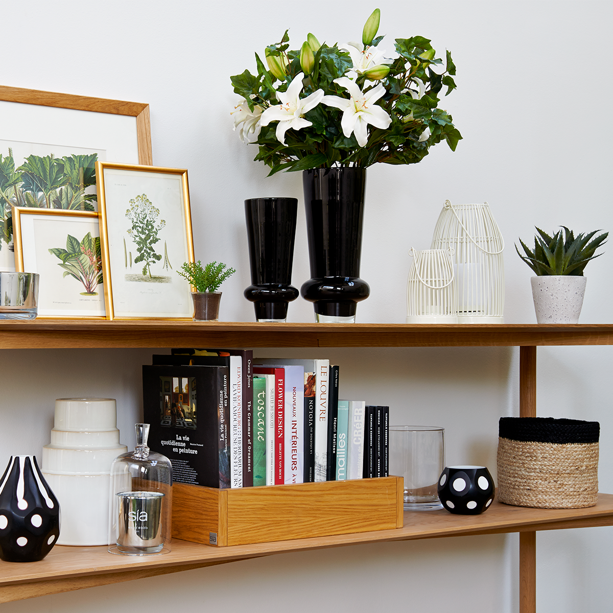sia-deco-antica-solly-petit-vase-verre-noir-25-5-cm image 2