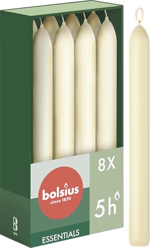 bolsius-d-ner-bougie-ivoire-lot-8-17cm-5h-sans-goutte image 6