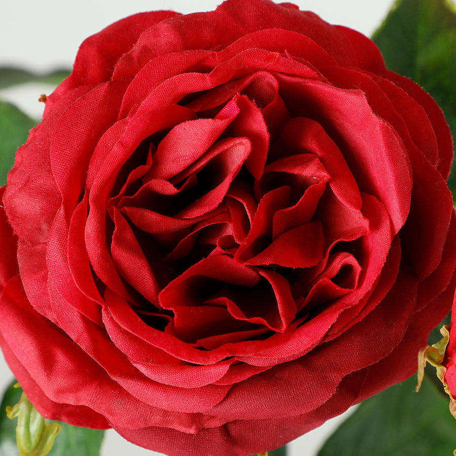 sia-deco-noah-tige-rose-artificielle-55-cm-rouge-premium image 3