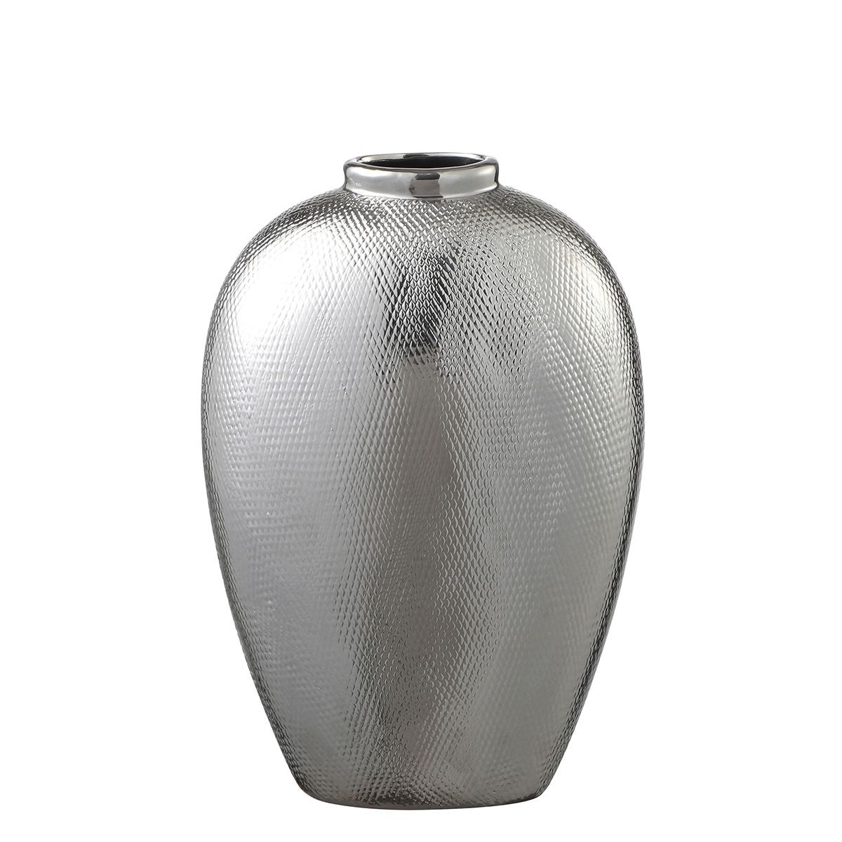 sia-deco-antica-vase-silver-moyen-format-argent-35-cm-c-ramique image 1