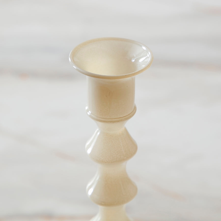 sia-nora-nude-bougeoir-verre-cr-me-25-cm-glossy image 3
