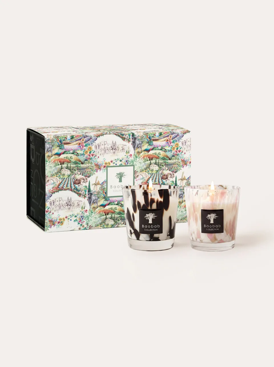 baobab-pearls-duo-bougies-parfum-es-2x-petite-coffret-dor image 1