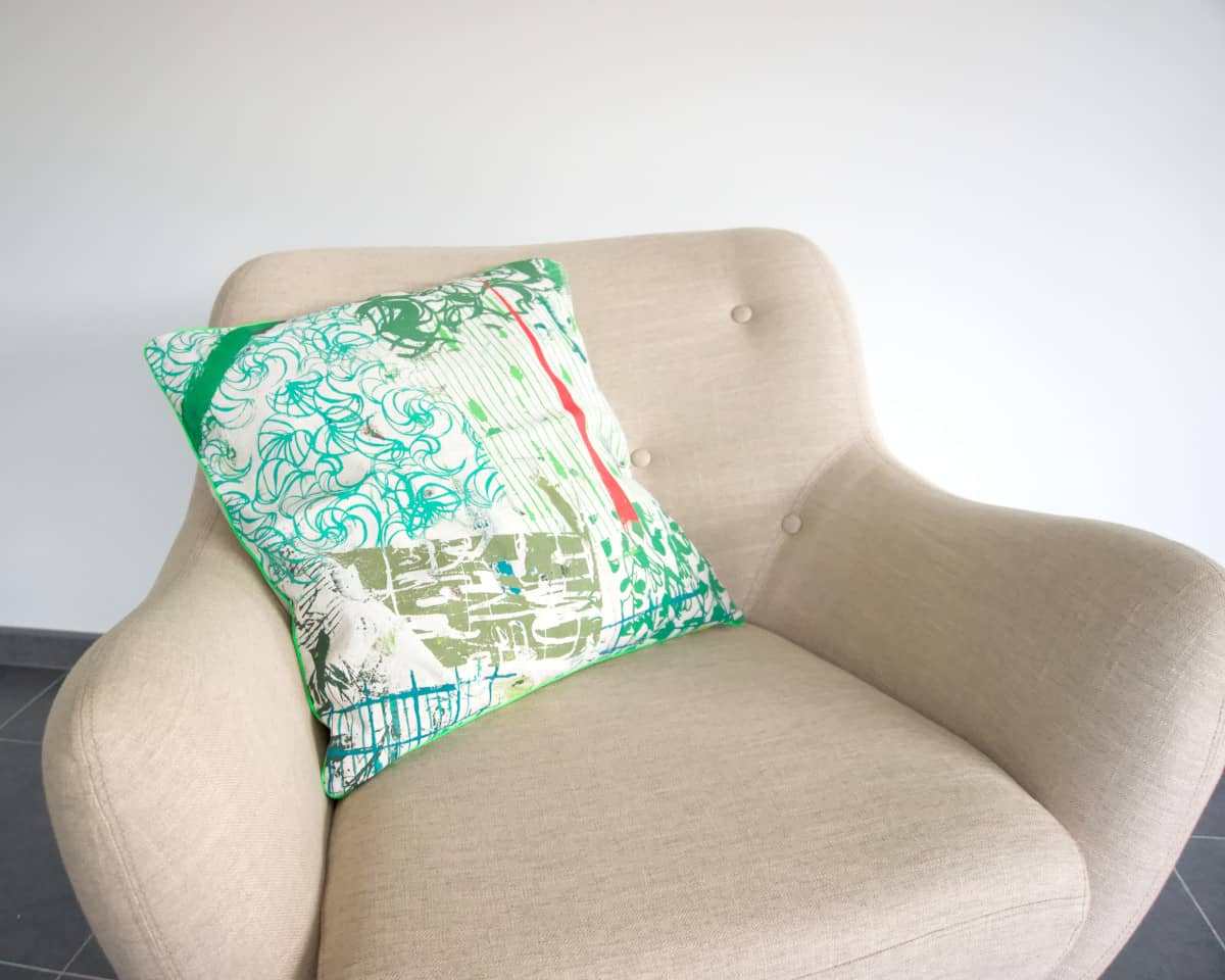 am-cla-coussins-housses-housse-coton-verte-motifs-50x50 image 2