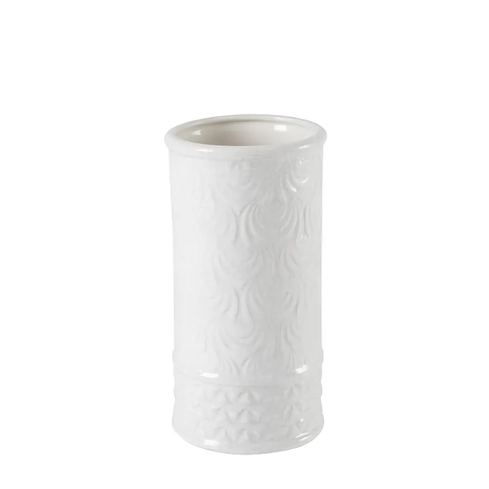 sia-deco-antica-scene-vase-c-ramique-blanc-23cm image 1