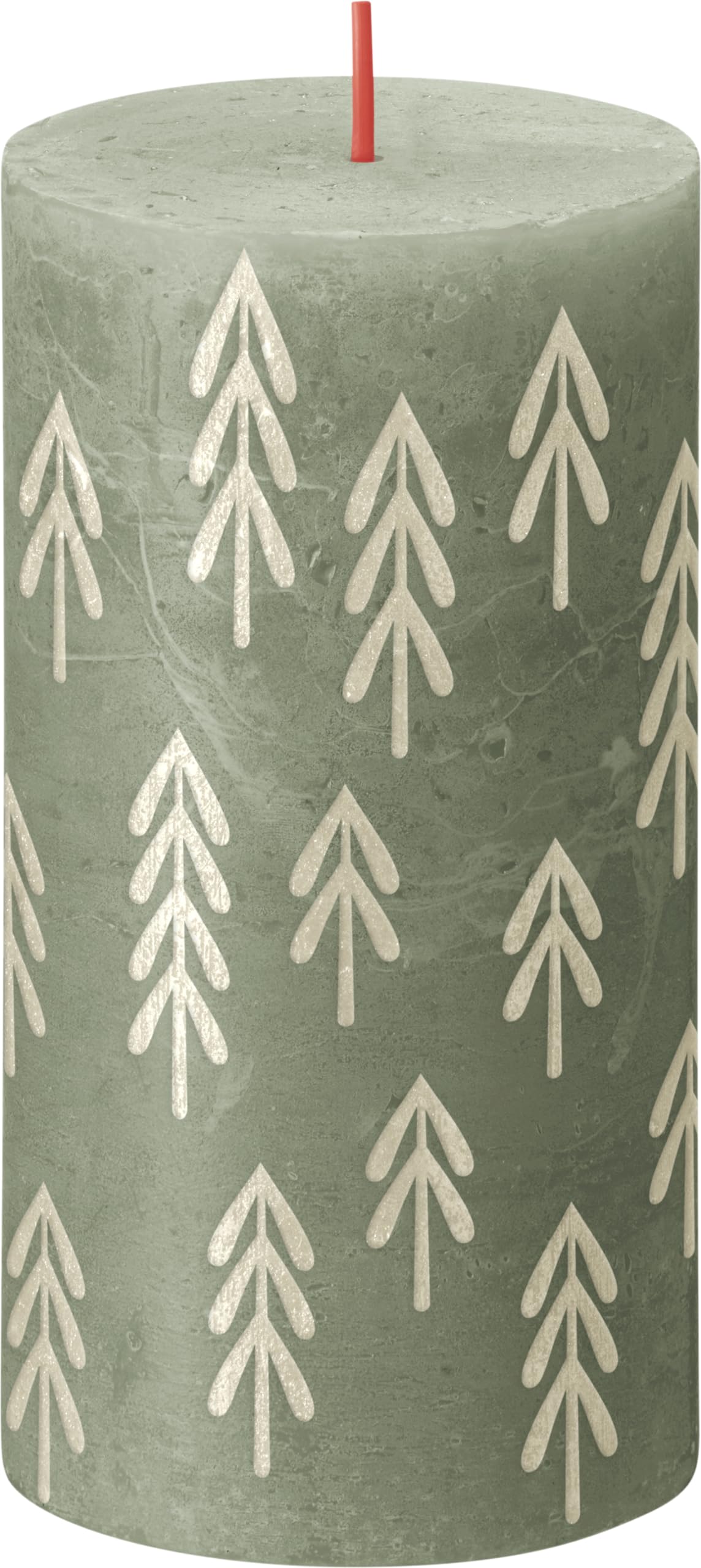 bolsius-rustic-bougie-pilier-verte-sapin-no-l-13-cm-60h image 3