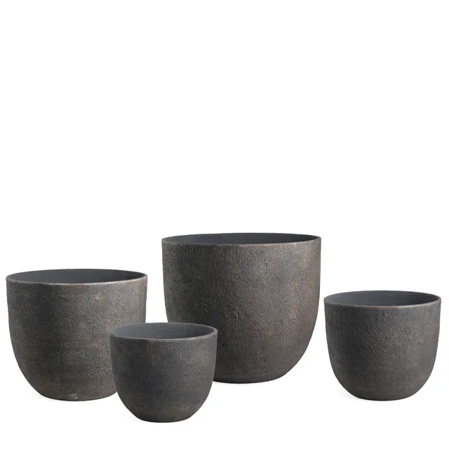 sia-deco-antica-terra-lot-4-cache-pots-marron-fonc image 1