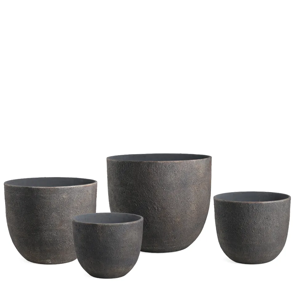 sia-deco-antica-terra-lot-4-cache-pots-marron-fonc image 1
