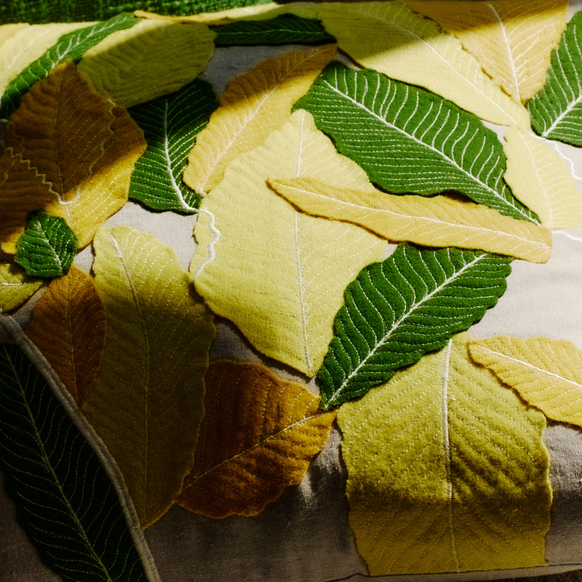 sia-nola-fresh-housse-coussin-50-cm-jaune-feuilles image 3