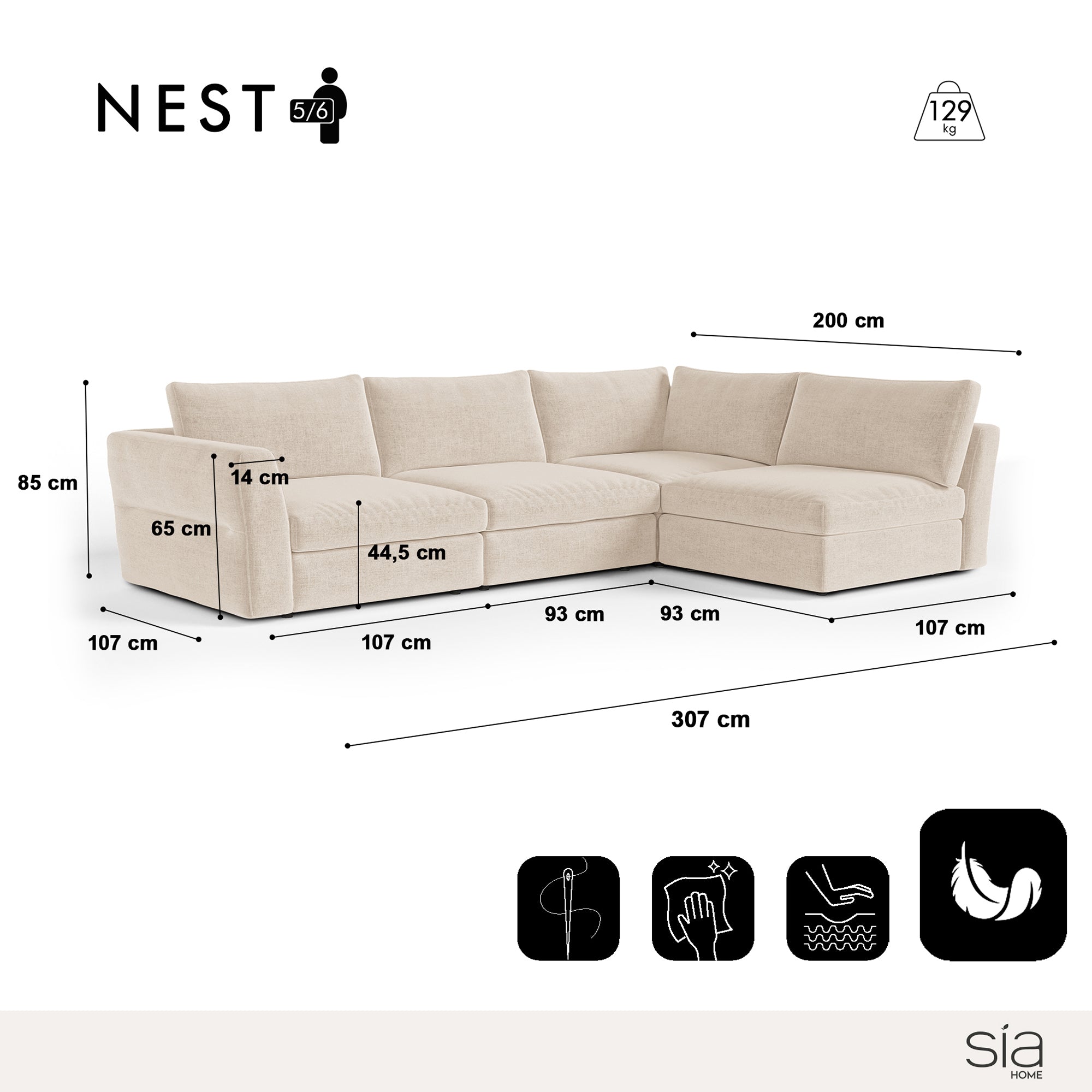 sia-deco-nooma-nest-canap-angle-droit-5-6-places-modulable image 6