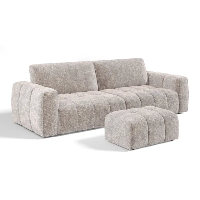 sia-deco-bari-ensemble-canap-et-pouf-capitonn-arrondi image 1